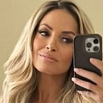 Trish Stratus mirror selfie