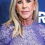 Vicki Gunvalson of "RHOC" posing on the red carpet.