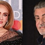 Collage of Adele-Sylvester Stallone