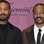 Michael B. Jordan and Ryan Coogler on the red carpet.