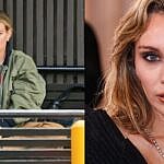 Photo collage of Hilary Duff, Miley Cyrus.