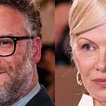 Seth Rogan (left) Pamela Anderson (right)