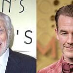 A photo collage of Dick Van Dyke James van der Beek