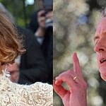 A photo collage of Halle Berry and Gavin Newsom