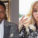 A photo collage of Stefon Diggs and Cardi B