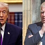 Donald Trump (left) and Andrew Mountbatten-Windsor (right)