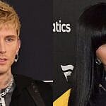 mgk (left) Cardi B (right)