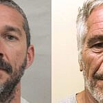 Shia LaBeouf (left) Jeffrey Epstein (right)