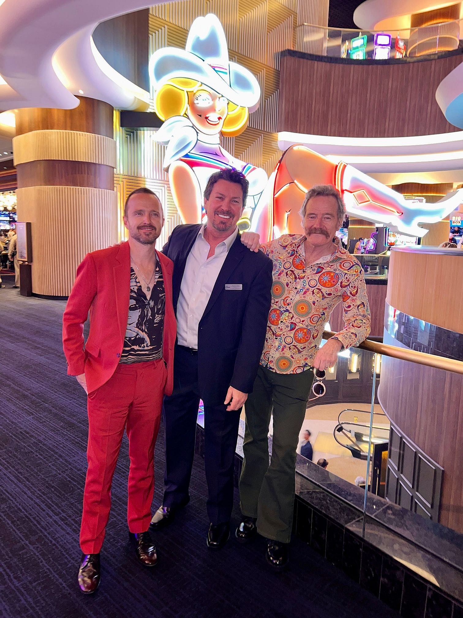 'Breaking Bad' Stars Bryan Cranston and Aaron Paul Take Over Circa Resort & Casino
