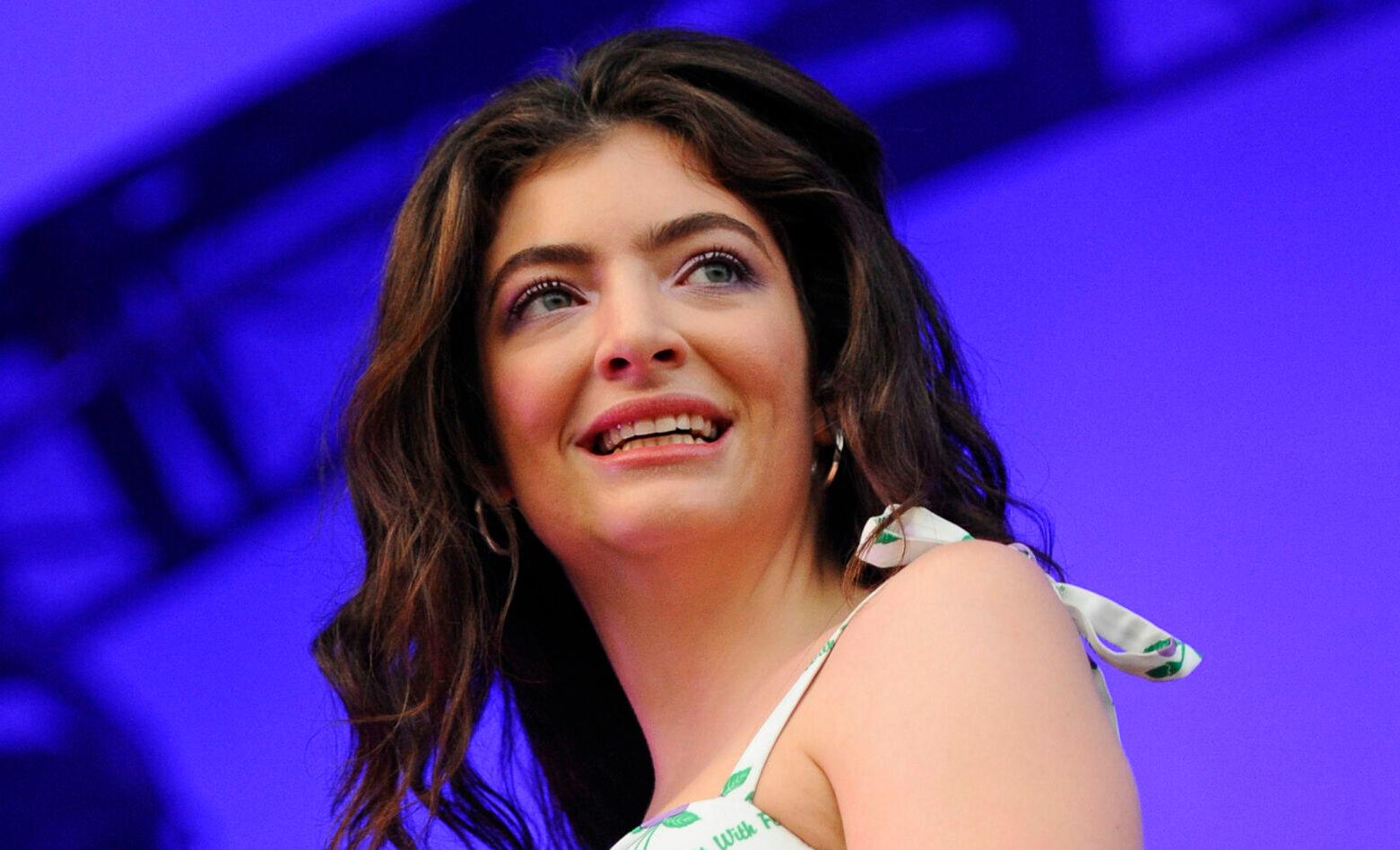 Lorde performing at ALL POINTS EAST