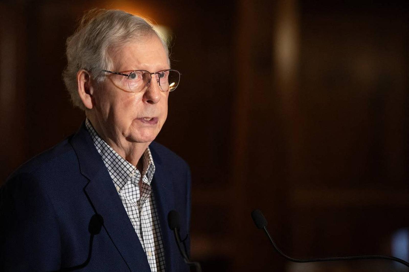Mitch McConnell Claims He Is 'Fine' After Freezing Mid-Speech During Press Conference