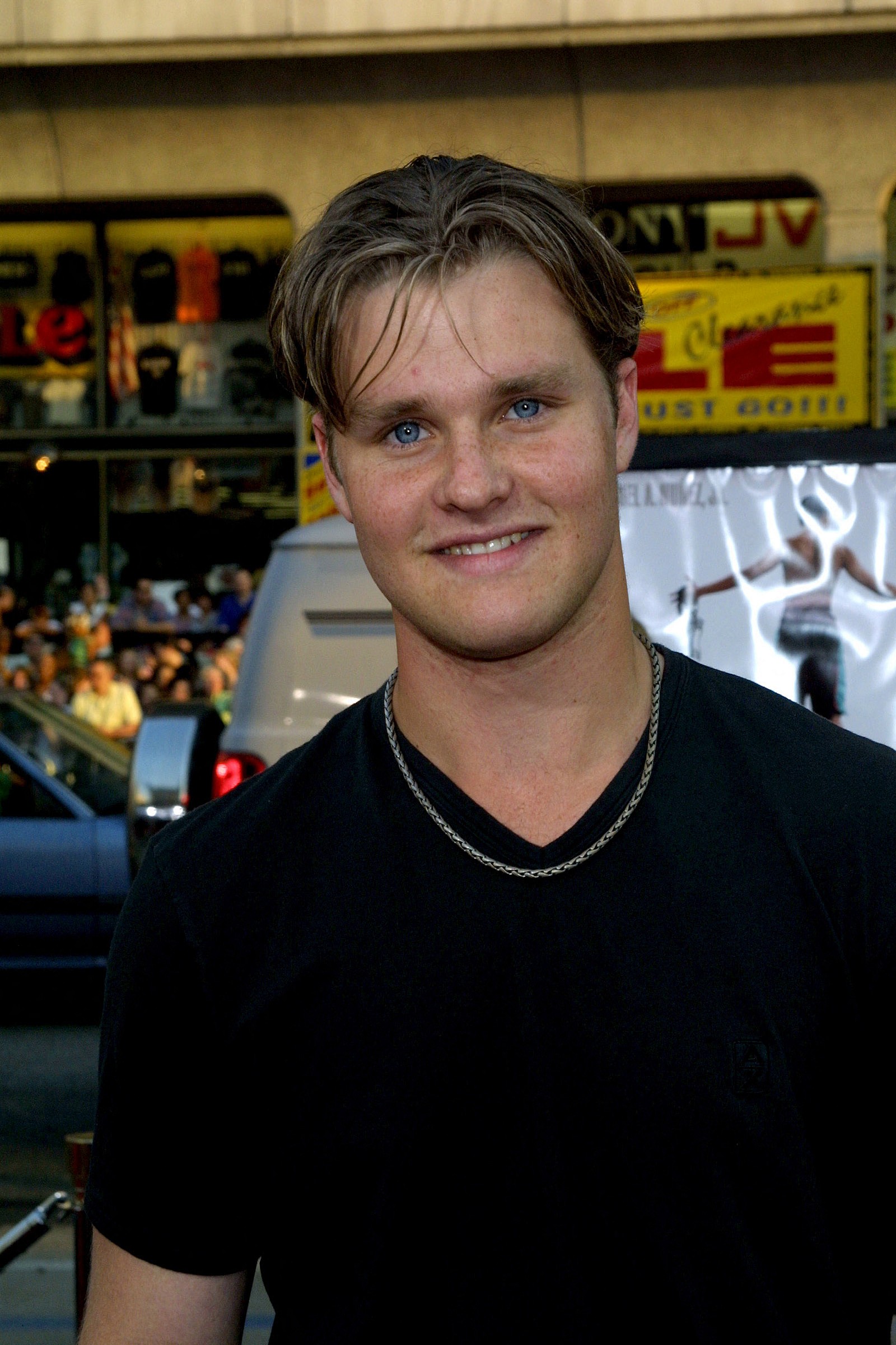 Zachery Ty Bryan posing on the red carpet.