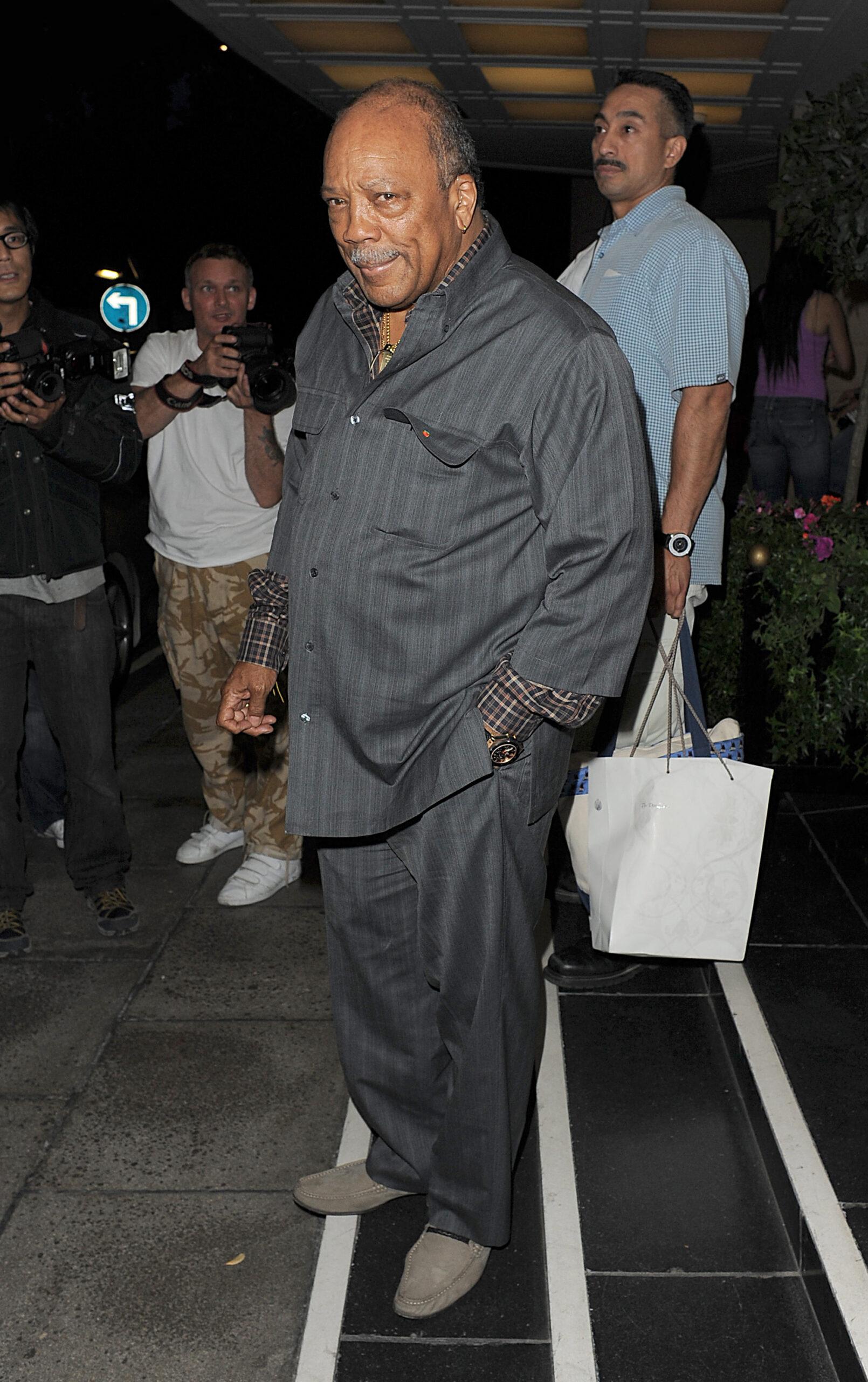 Quincy Jones Reportedly Rushed To The Hospital Due To A 'Bad Reaction' To Food