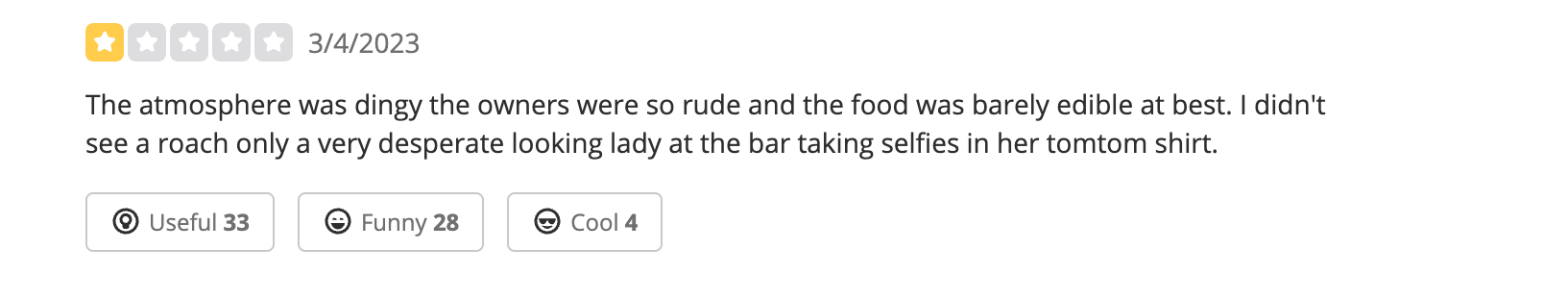 'VPR' Schwartz & Sandy's Slammed In Reviews, Cites Douchebag Owner & Roach-Quel