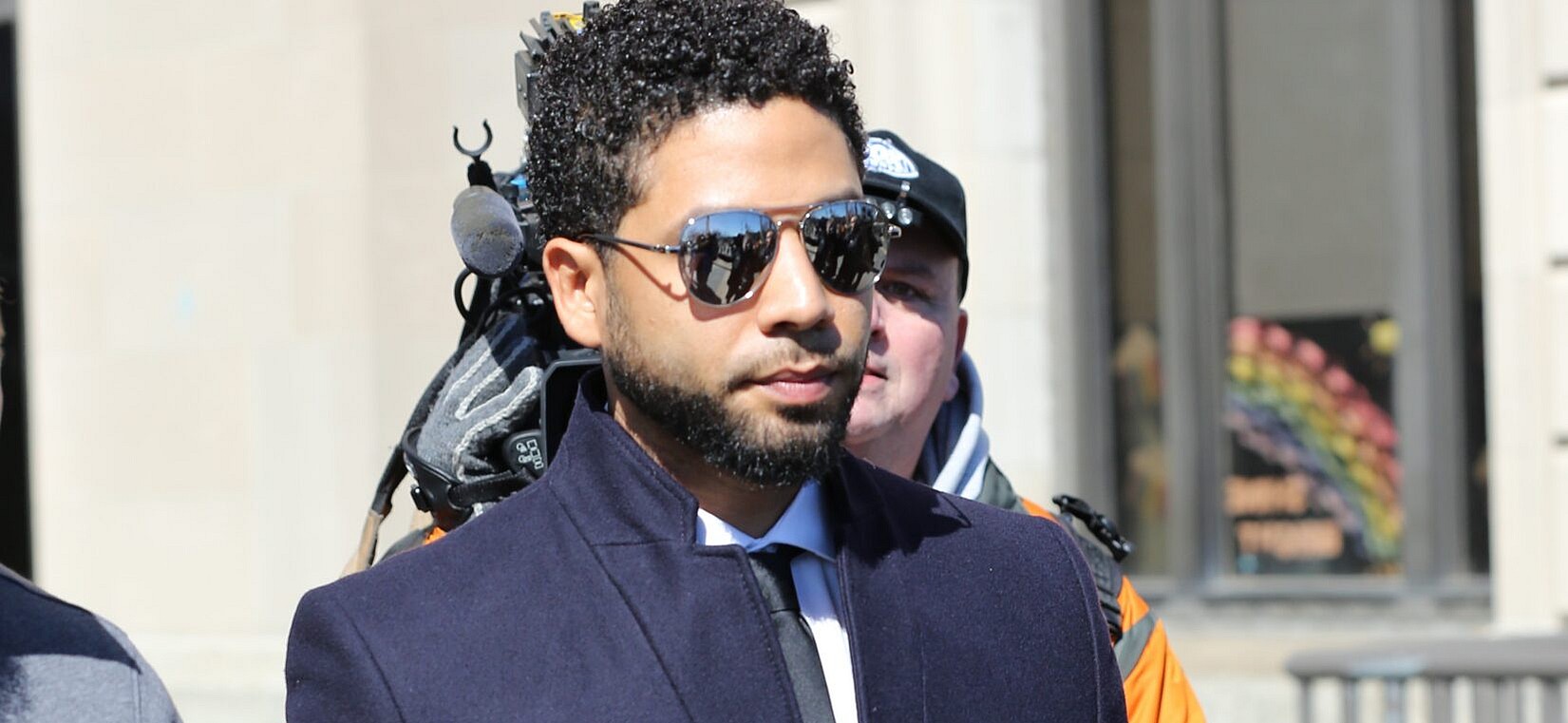 Jussie Smollett leaves court after all charges dropped