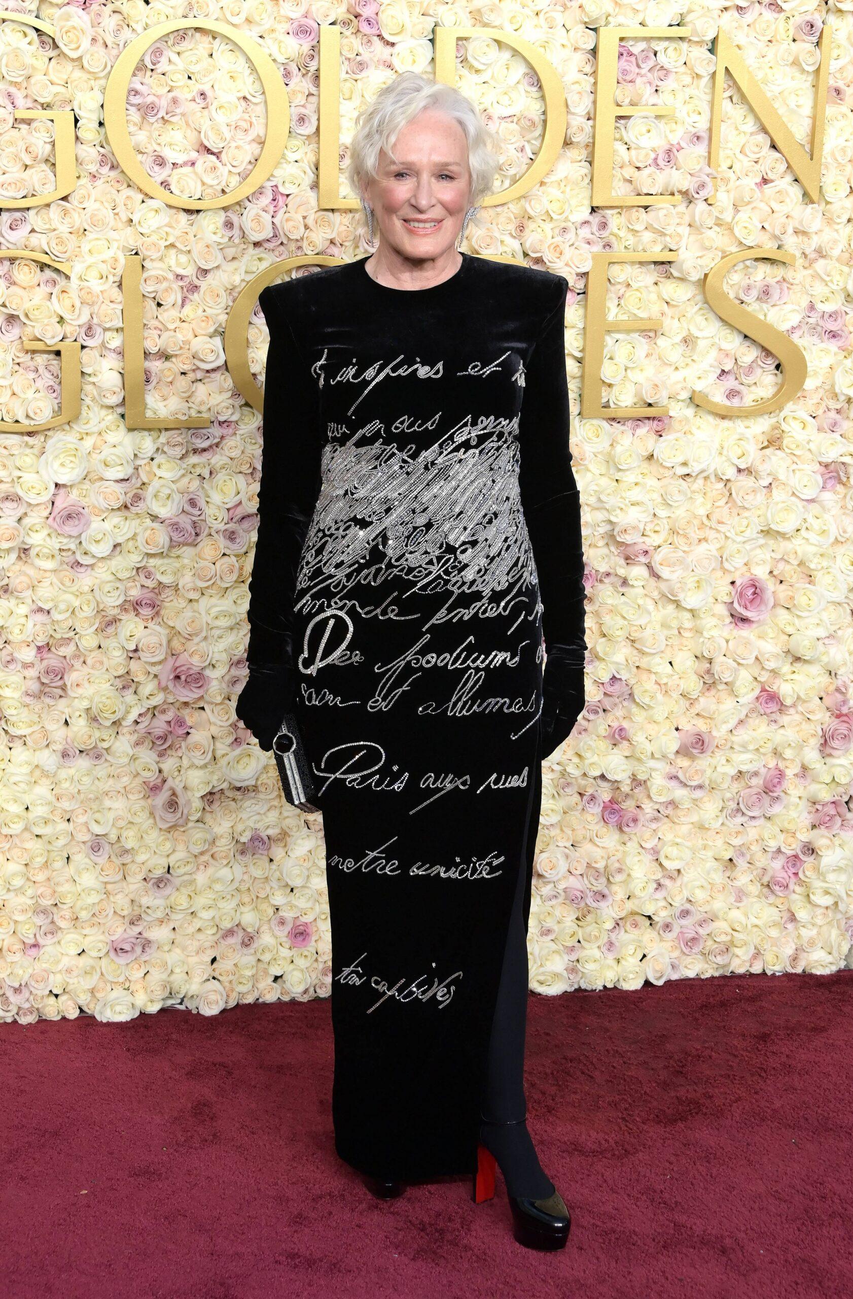 Glenn Close at 82nd Annual Golden Globe Awards
