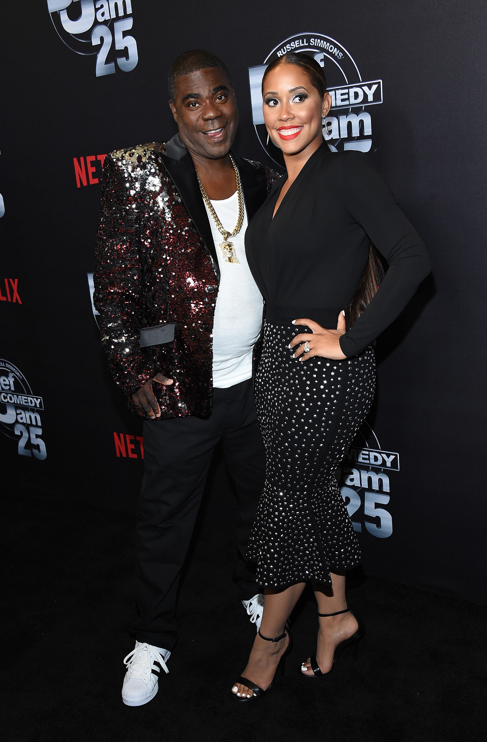 Tracy Morgan and Megan Wollover