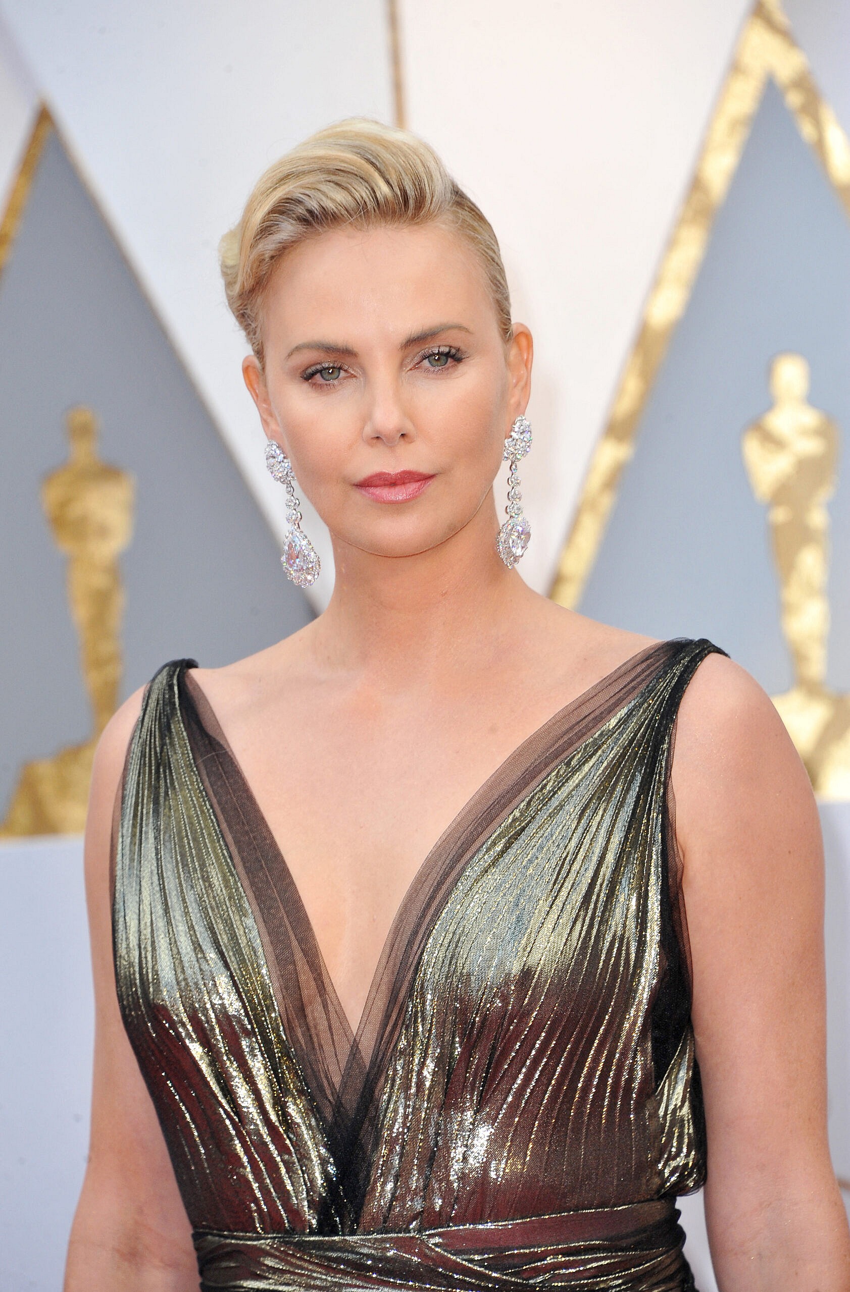 Charlize Theron attends the 89th Annual Academy Awards