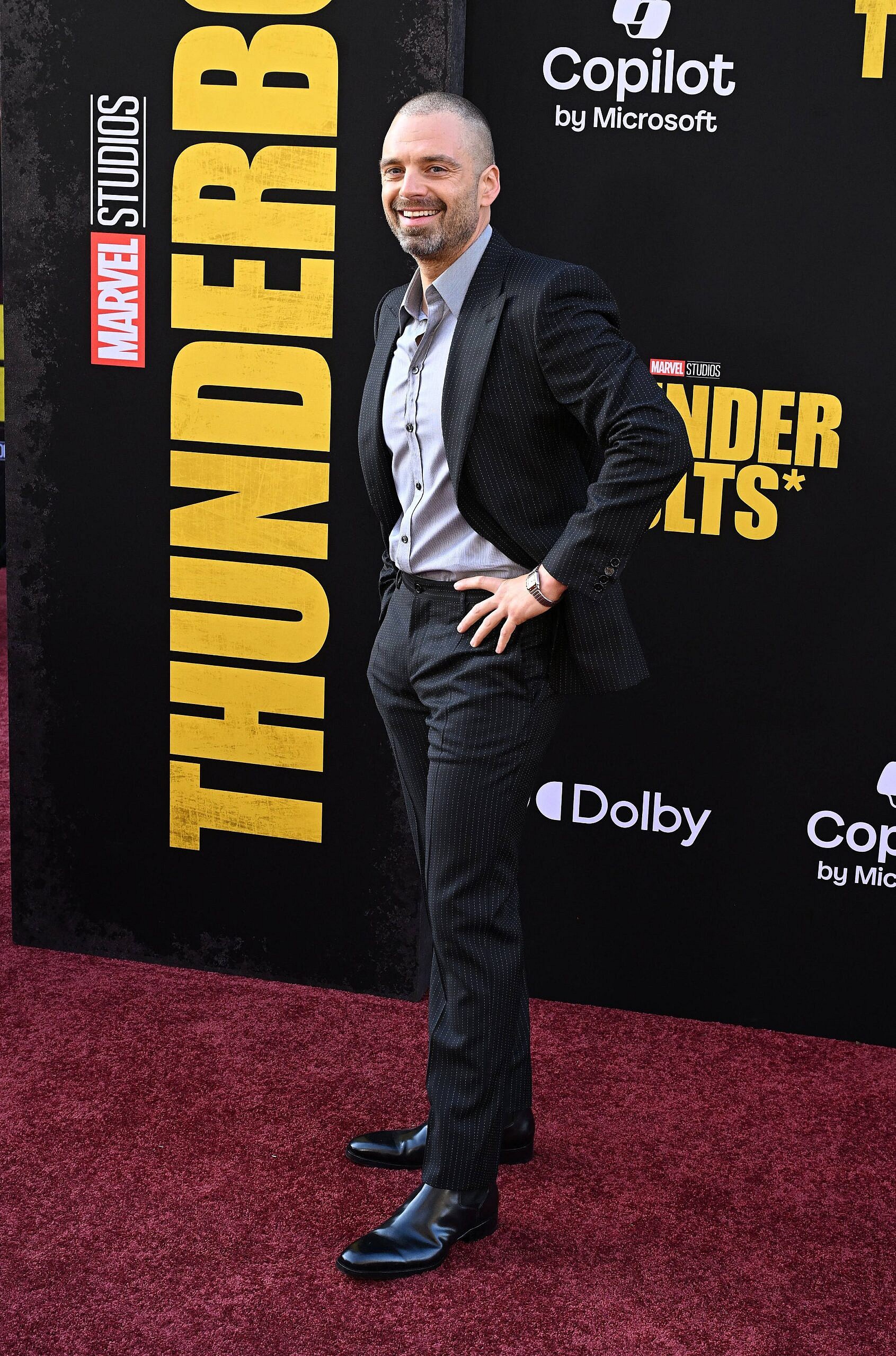 Sebastian Stan at Thunderbolts premiere