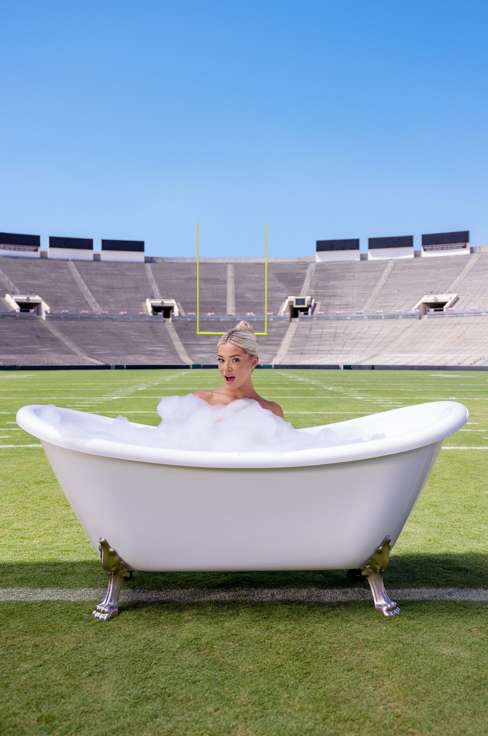 Livvy Dunne promo shoot for Fanatics Sportsbook. 