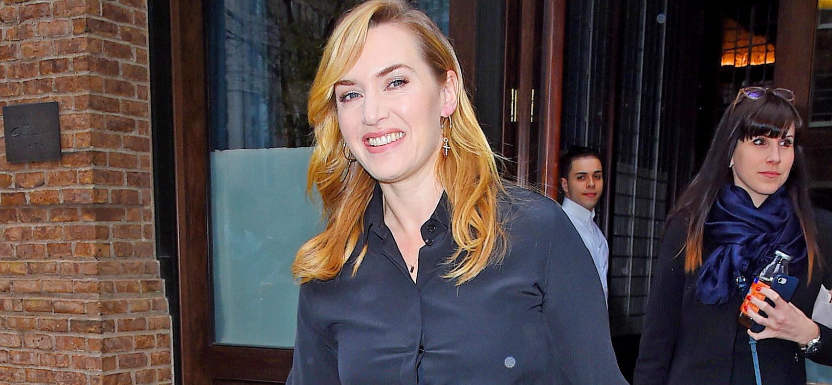 Kate Winslet heads out in Tribeca