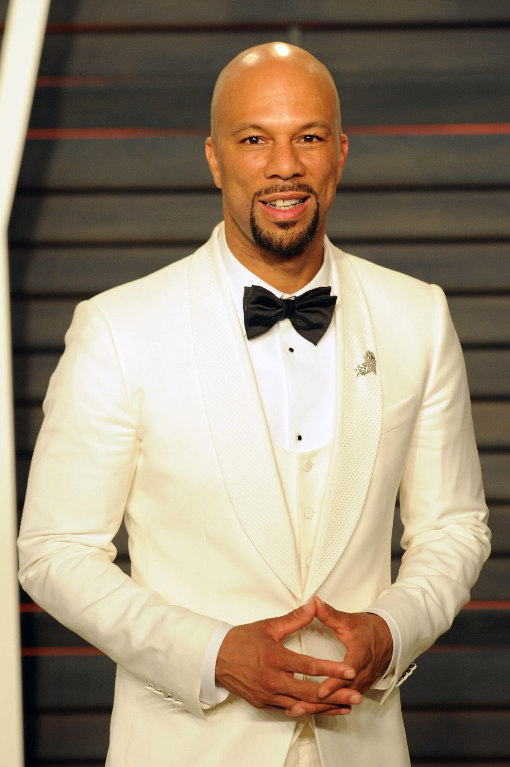 US rapper Common at the Vanity Fair Oscar party in LA