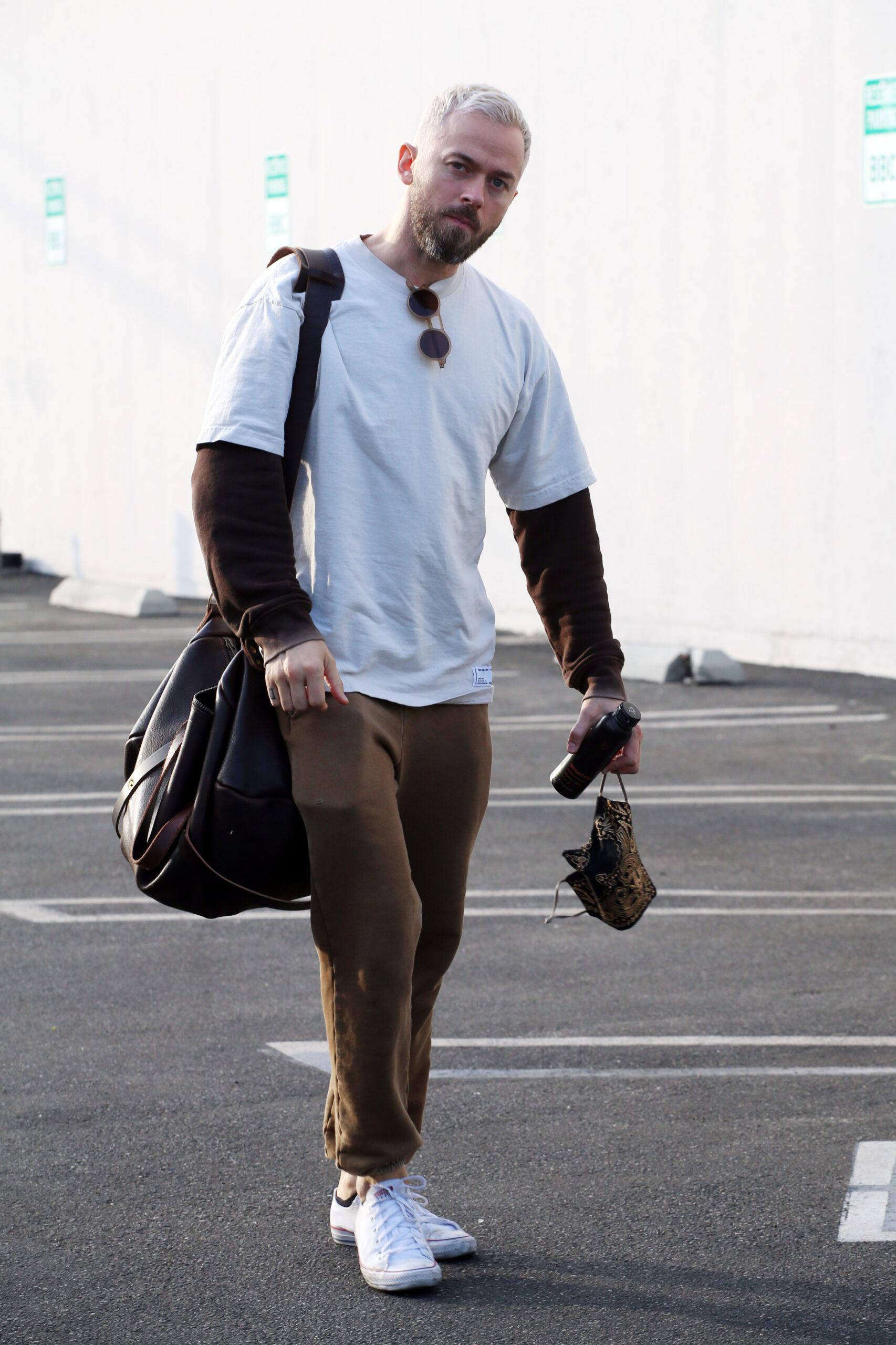 Artem Chigvintsev seen at the dance studio