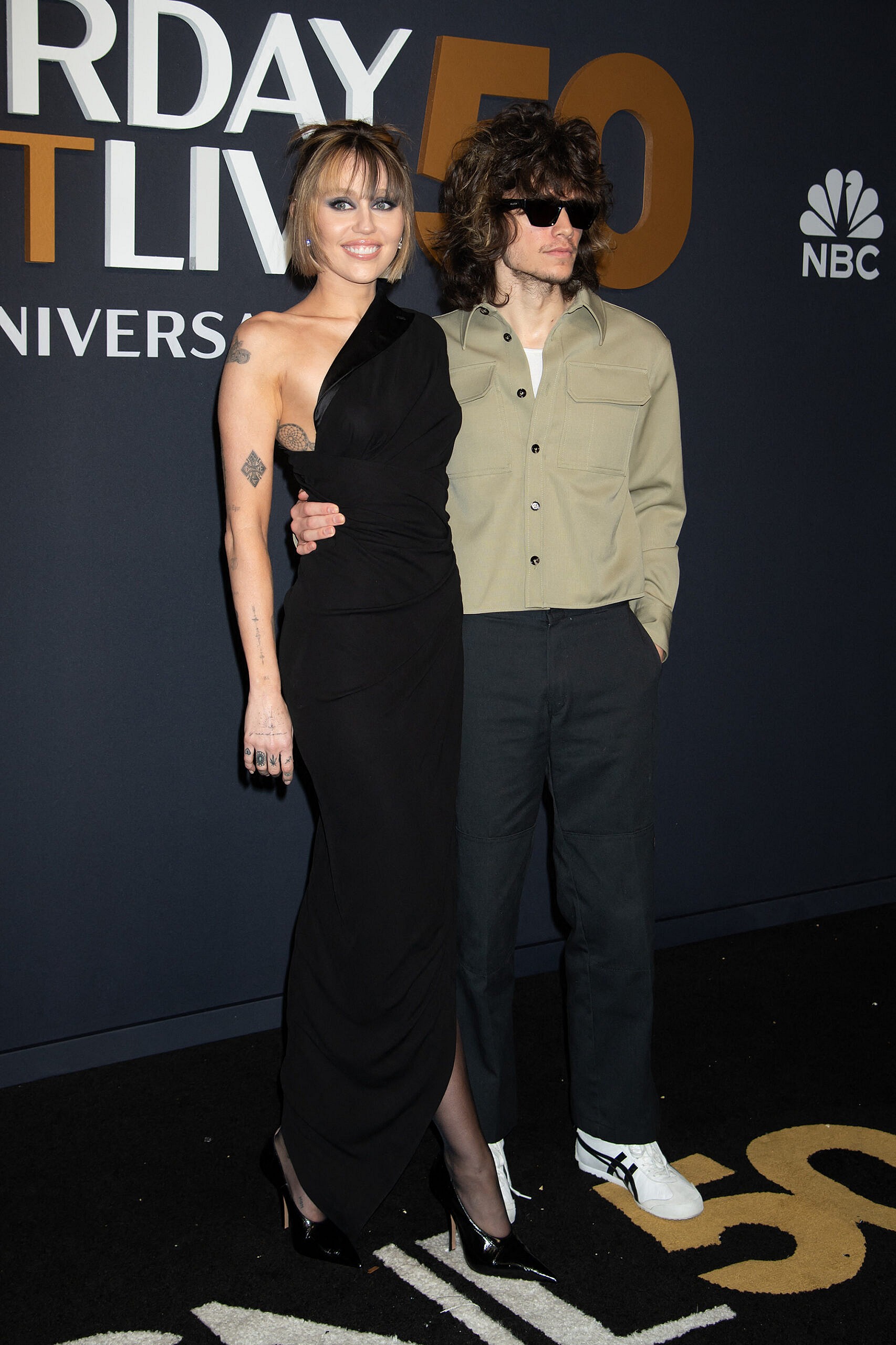 Miley Cyrus and Maxx Morando at SNL50: The Anniversary Special