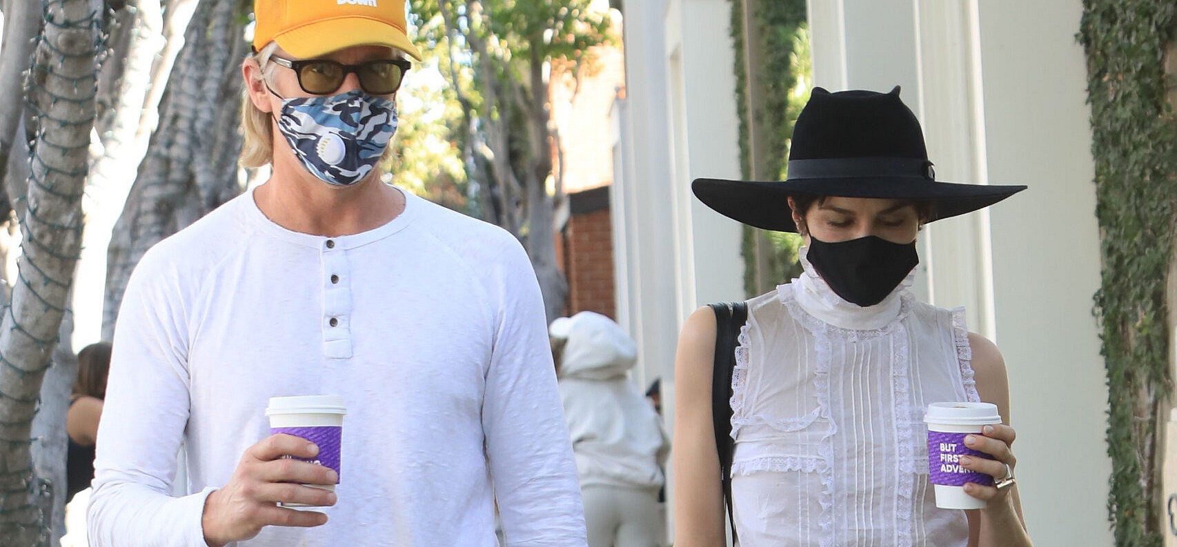 Selma Blair and Ron Carlson out in west Hollywood