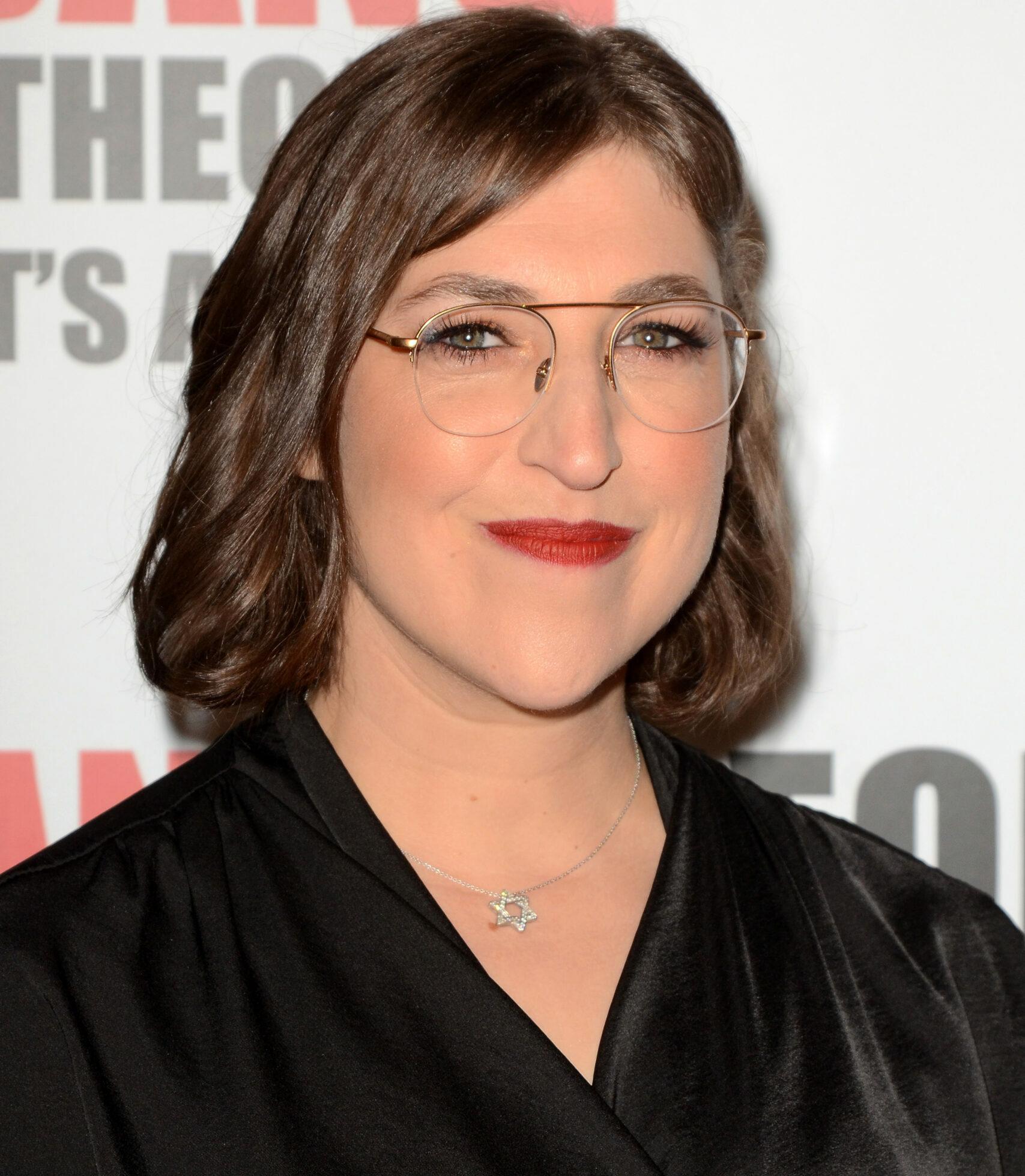 Mayim Bialik at the "The Big Bang Theory" Series Finale Party at the Langham Huntington Hotel on May 1, 2019 in Pasadena, CA