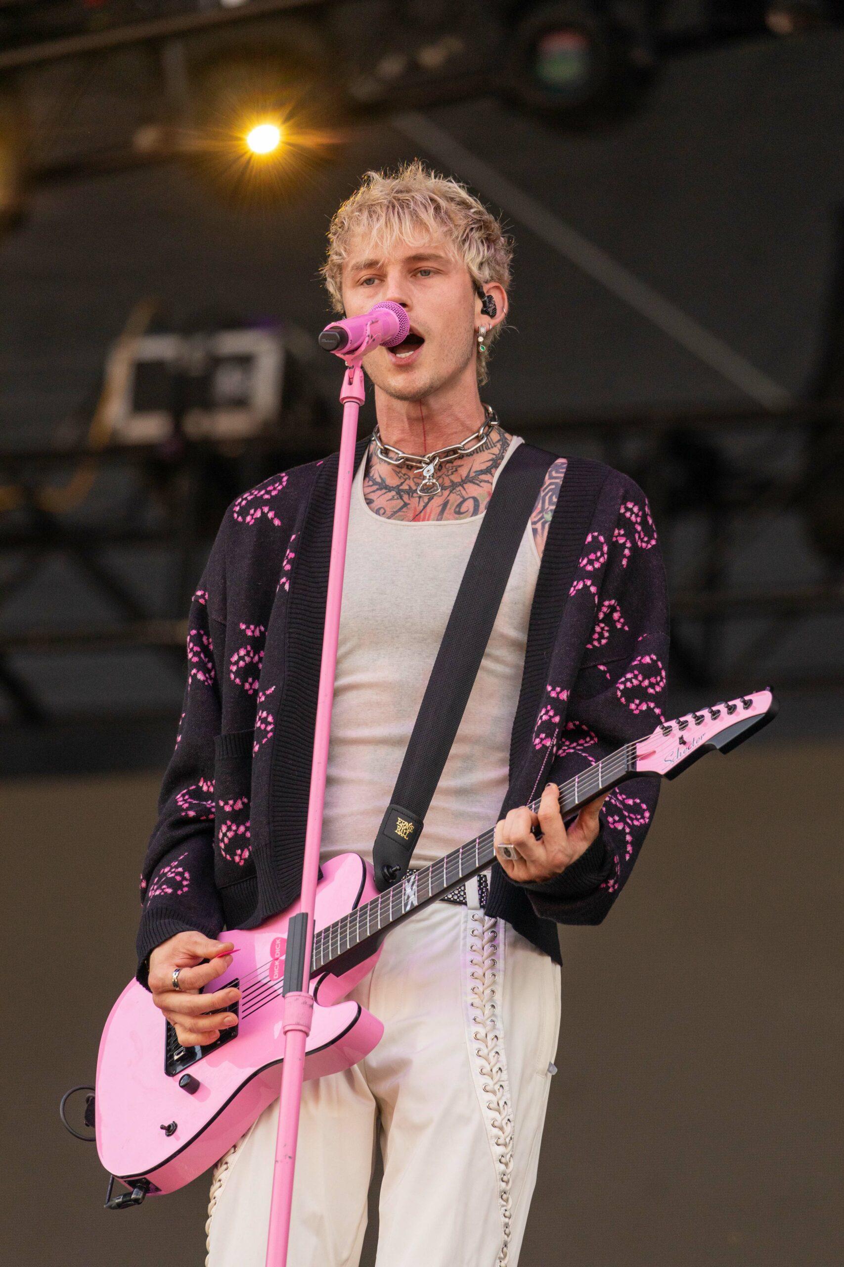 Machine Gun Kelly performing