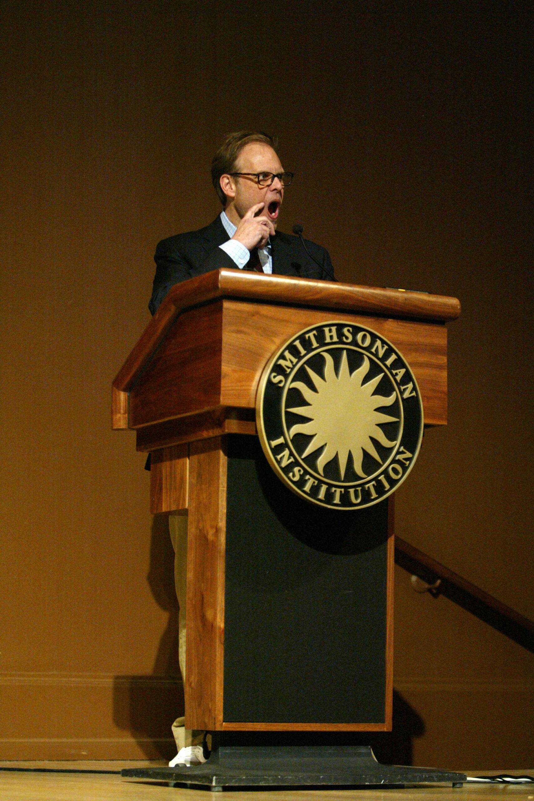 Alton BrownA panel discuss sea food tasting