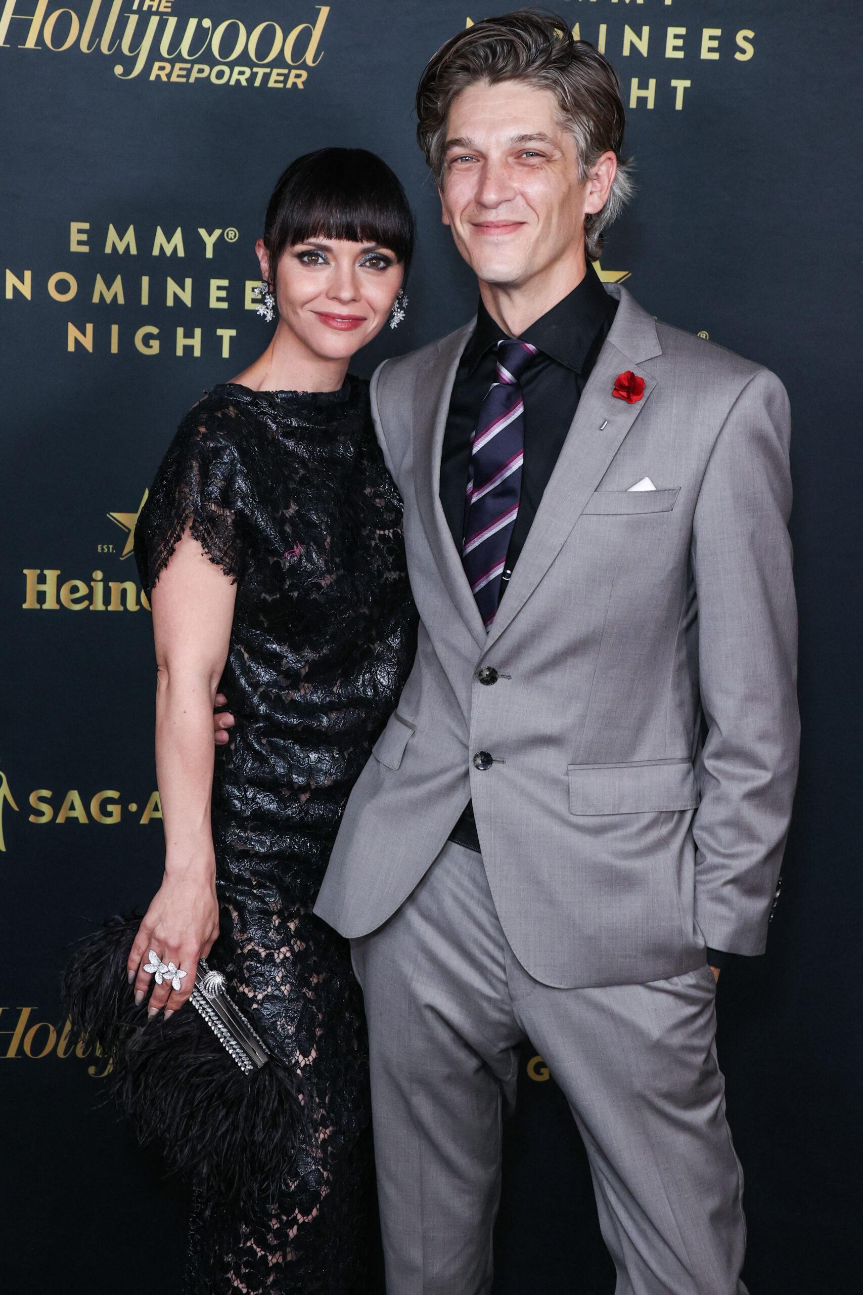 Christina Ricci and Mark Hampton