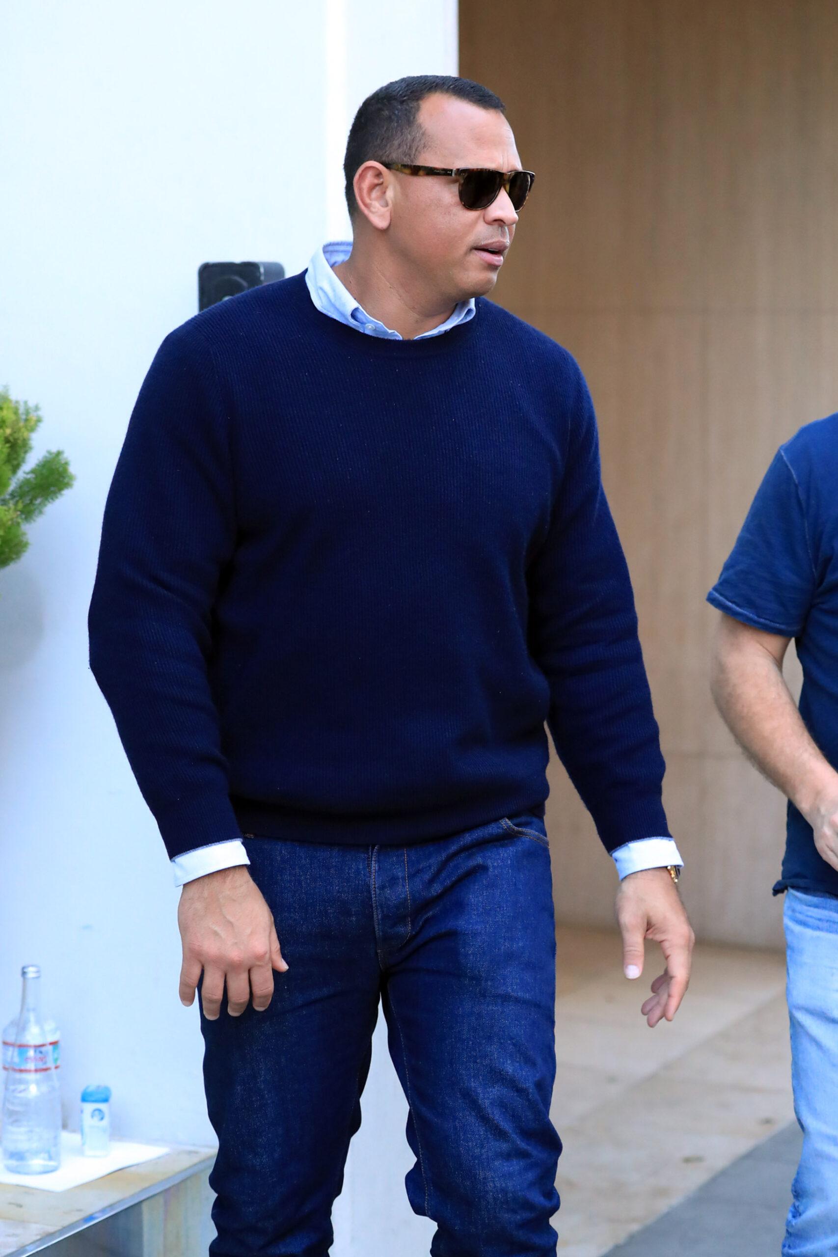 Celebrities seen leaving the pre Super Bowl party at Salt Bae restaurant in Los Angeles