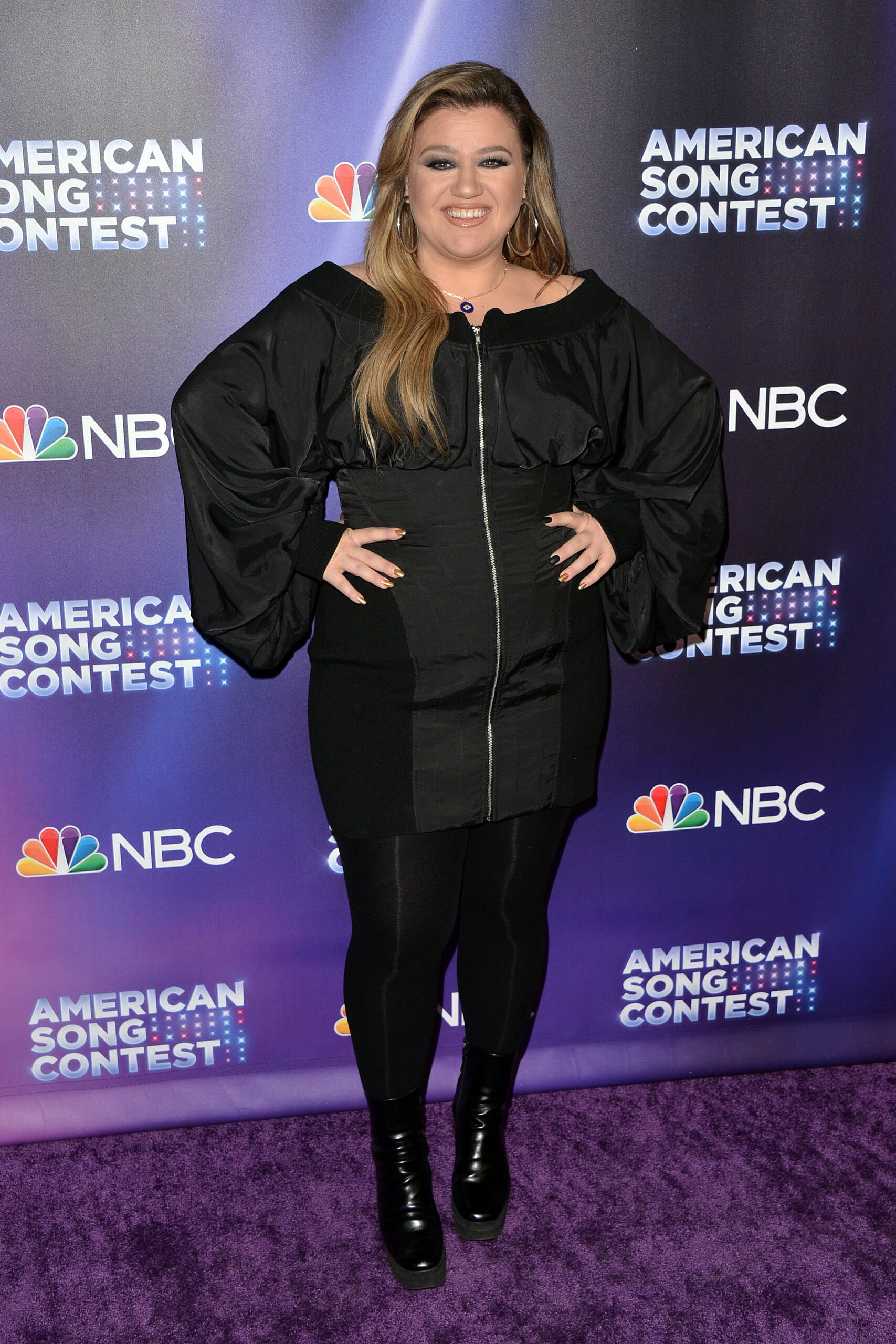 Kelly Clarkson American Song Contest Semi-Finals Red Carpet