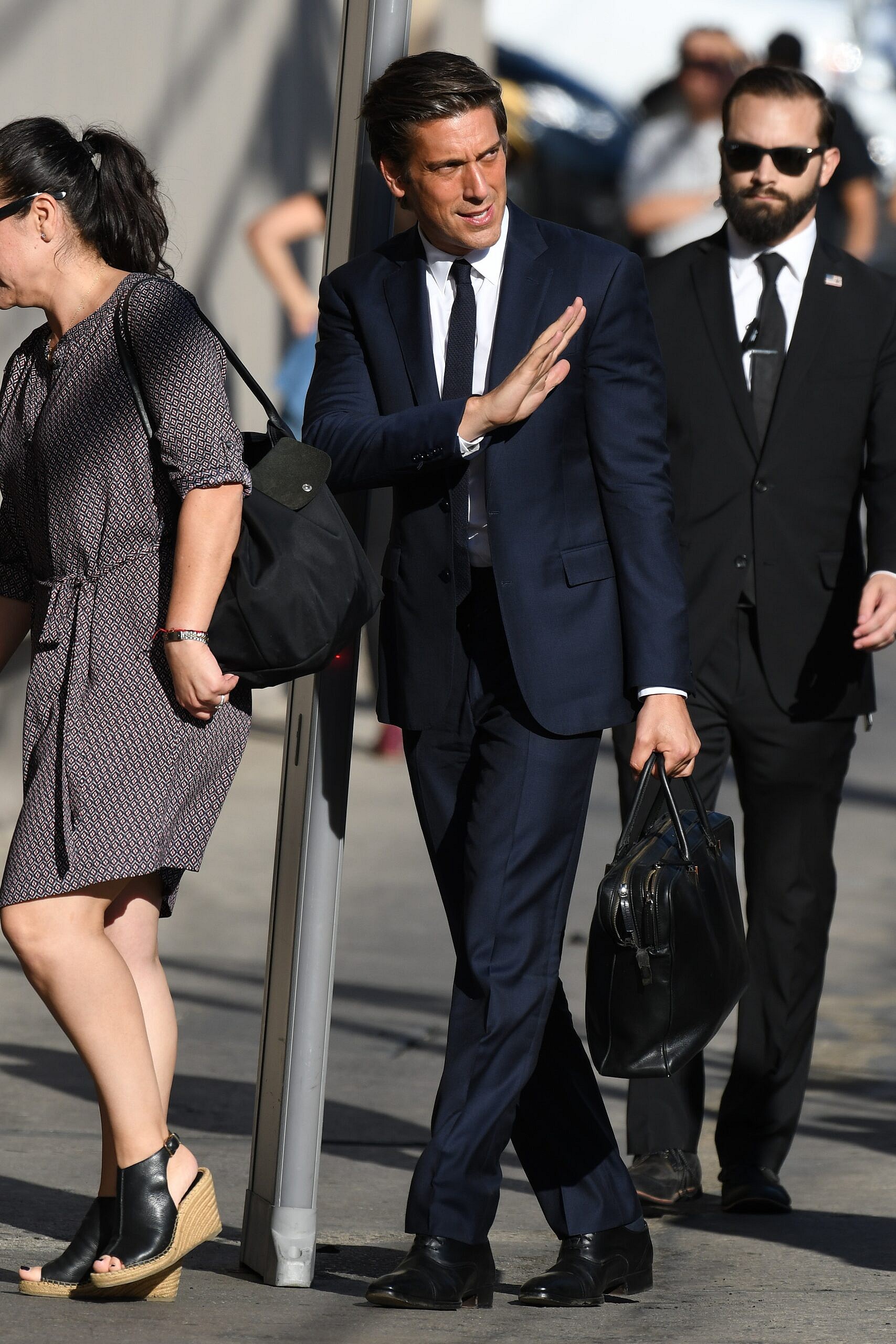 David Muir at Kimmel