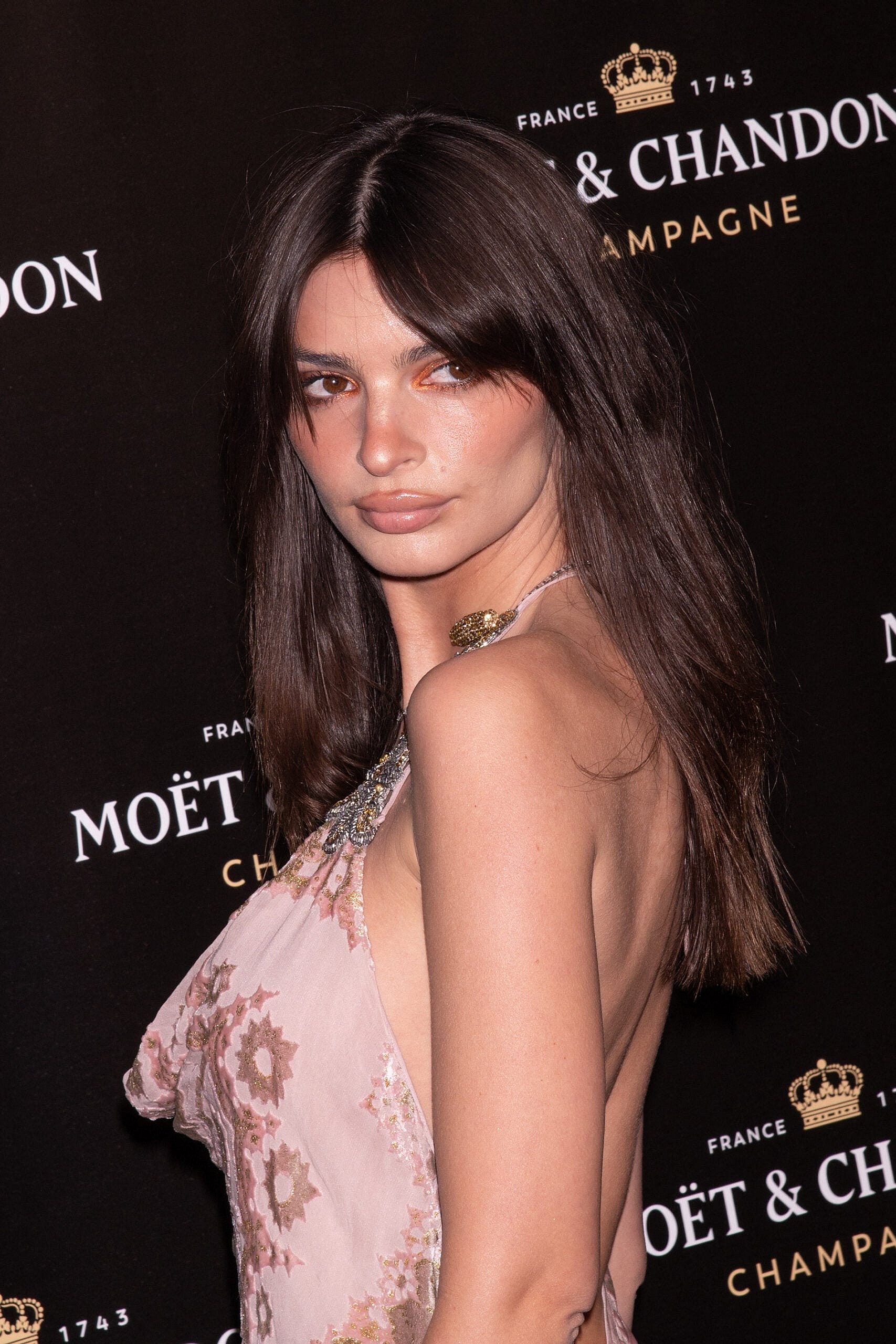 Emily Ratajkowski at Moet & Chandon Holiday Season Celebration