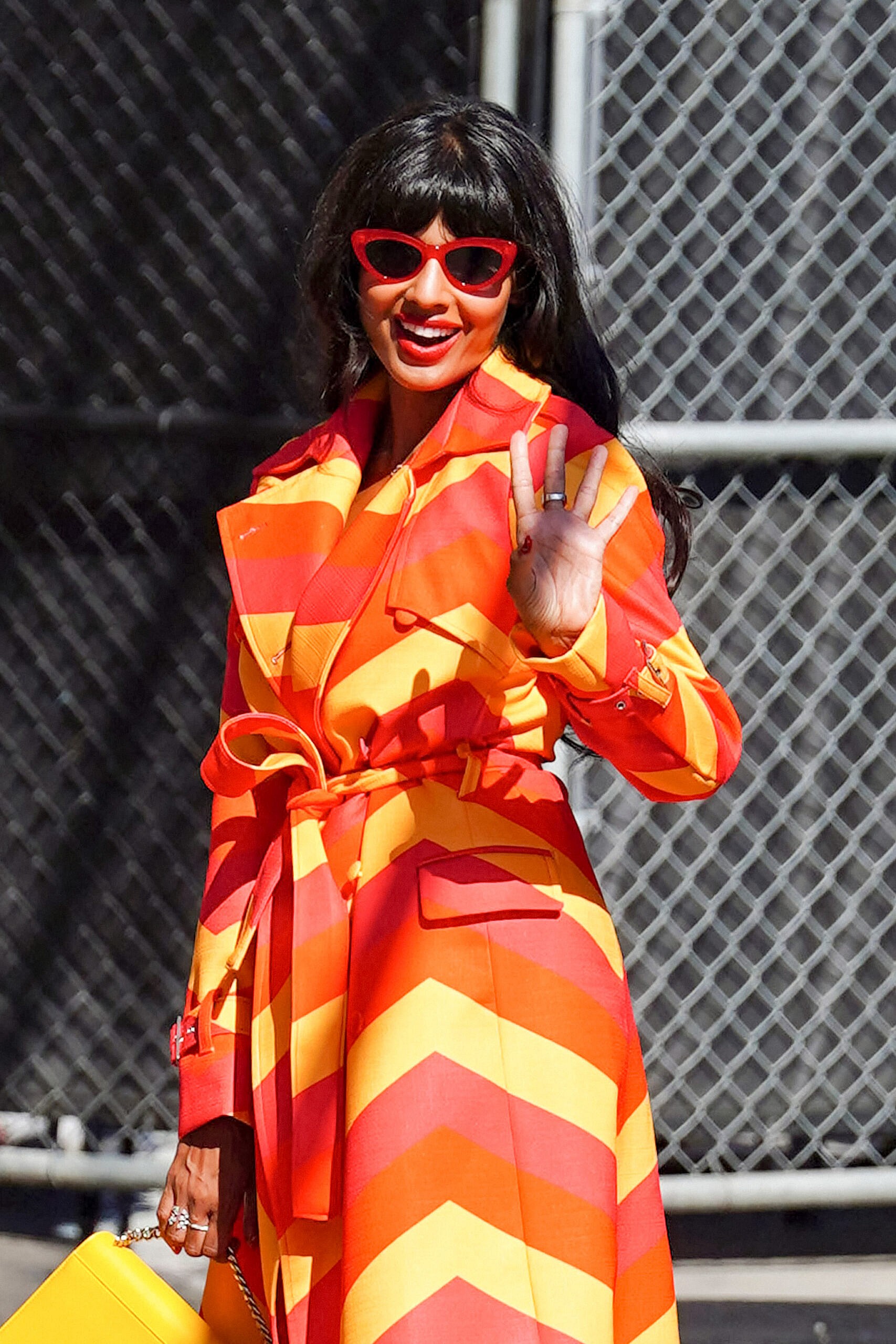 Jameela Jamil at 'Jimmy Kimmel Live'