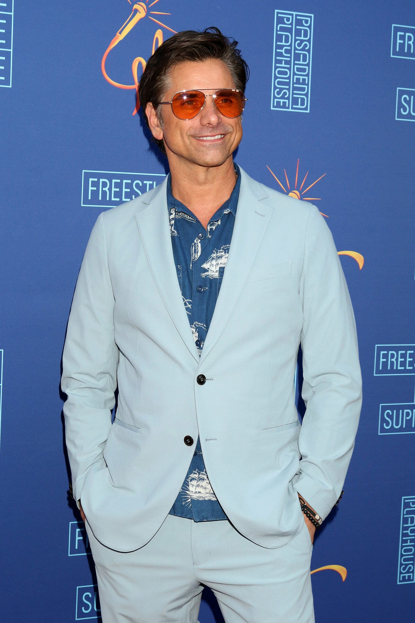 John Stamos at Freestyle Love Supreme Play Opening Night - Pasadena
