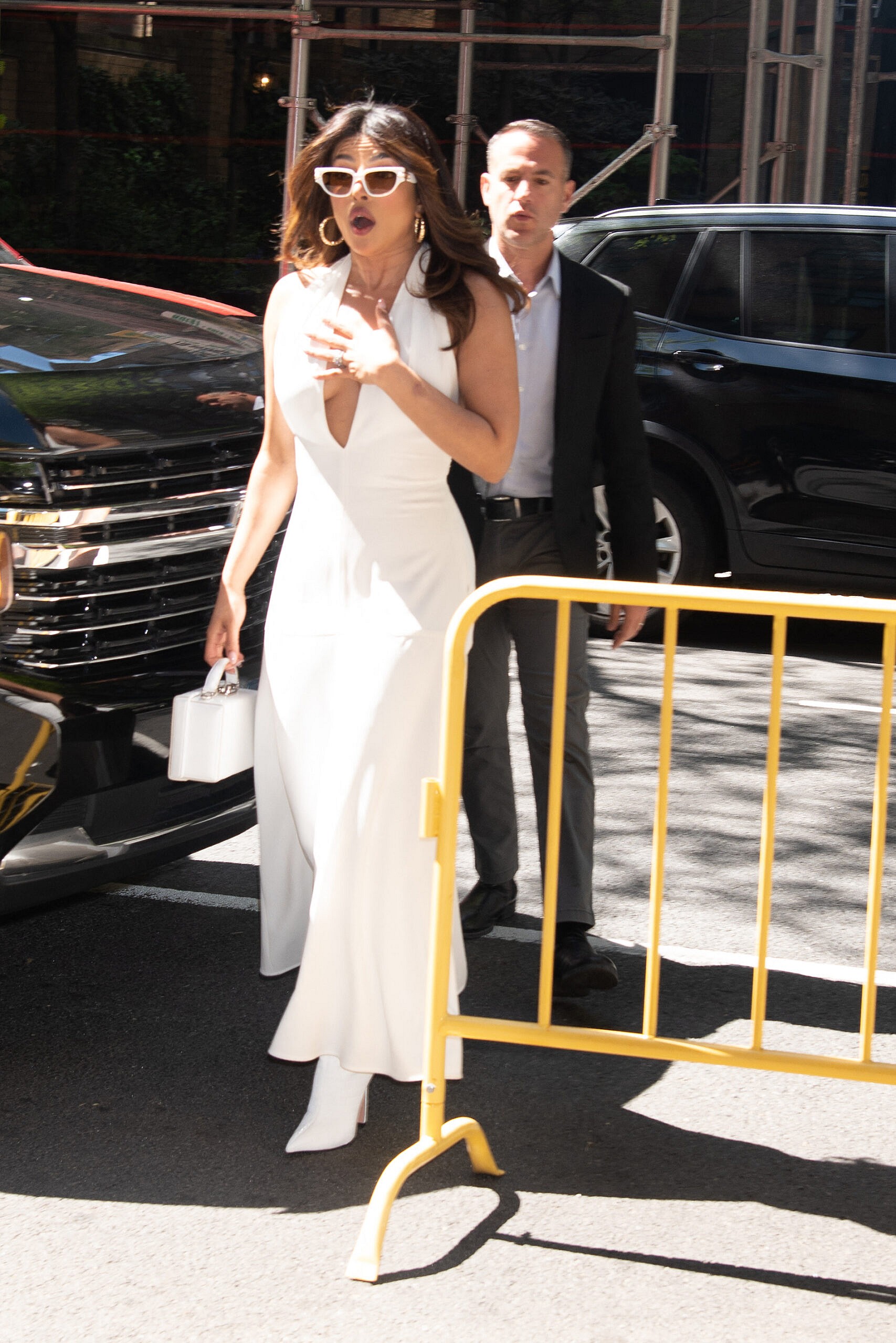 Priyanka Chopra Jonas is seen arriving at apos The View apos