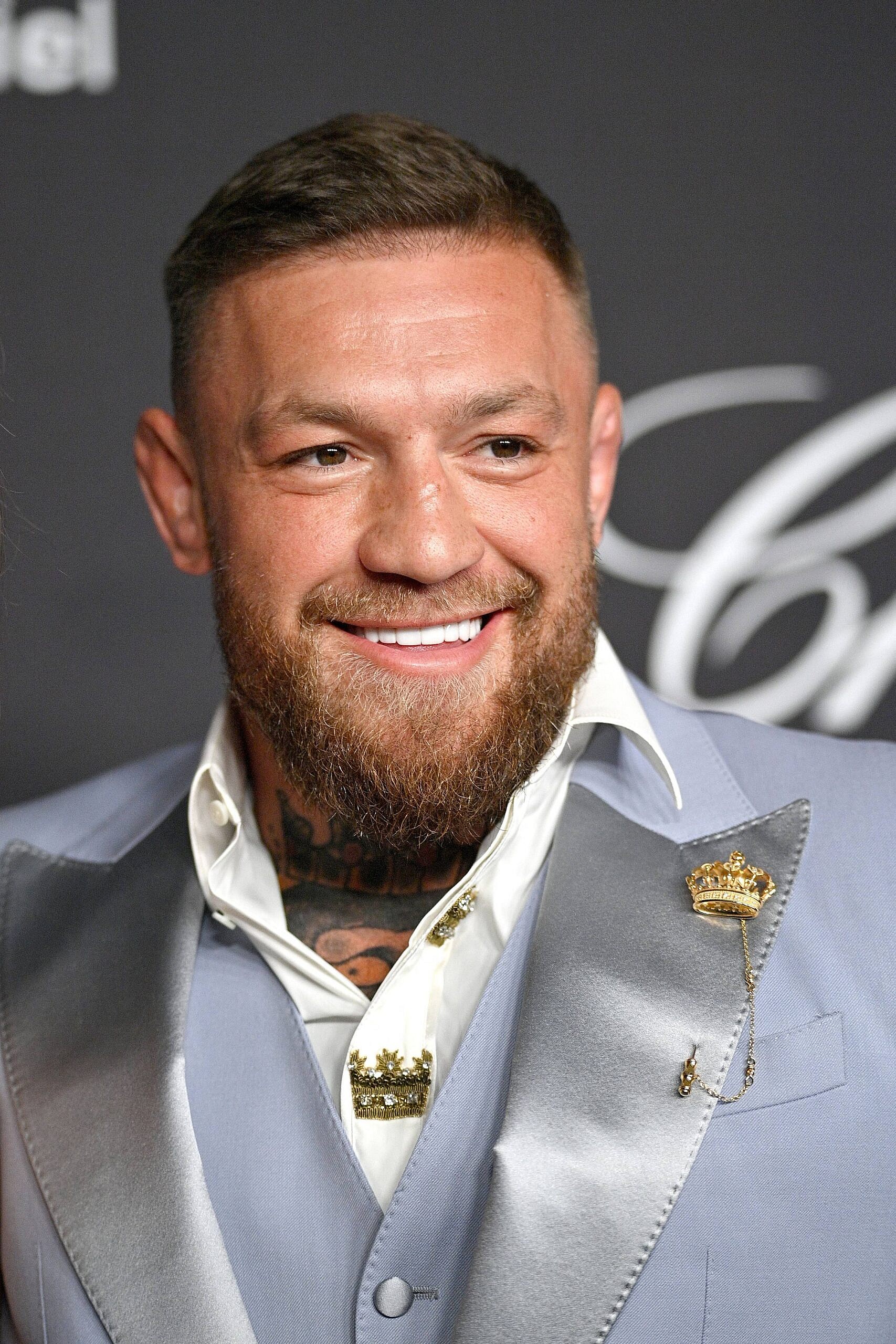 Conor McGregor in blue suit