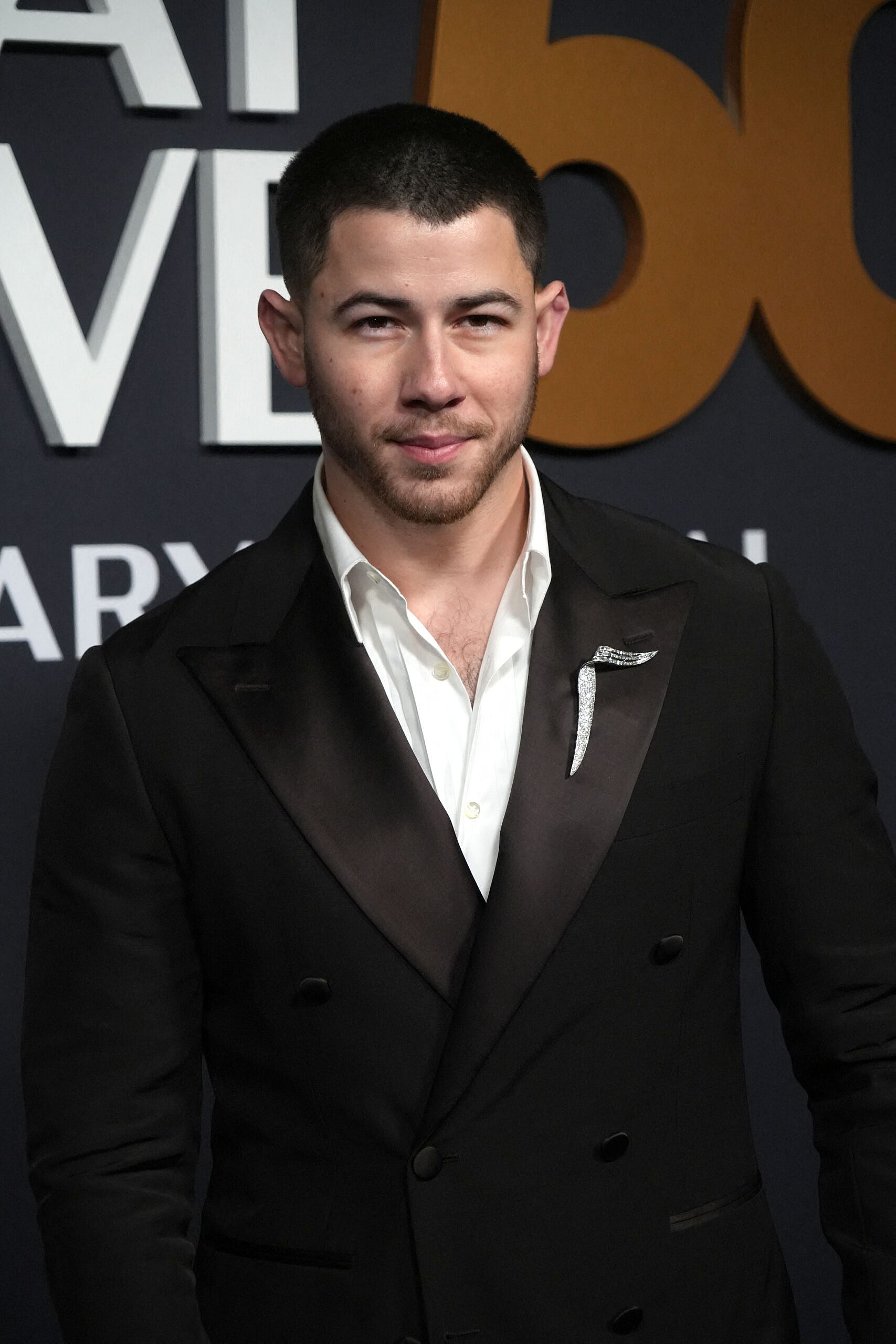 Nick Jonas at SNL 50