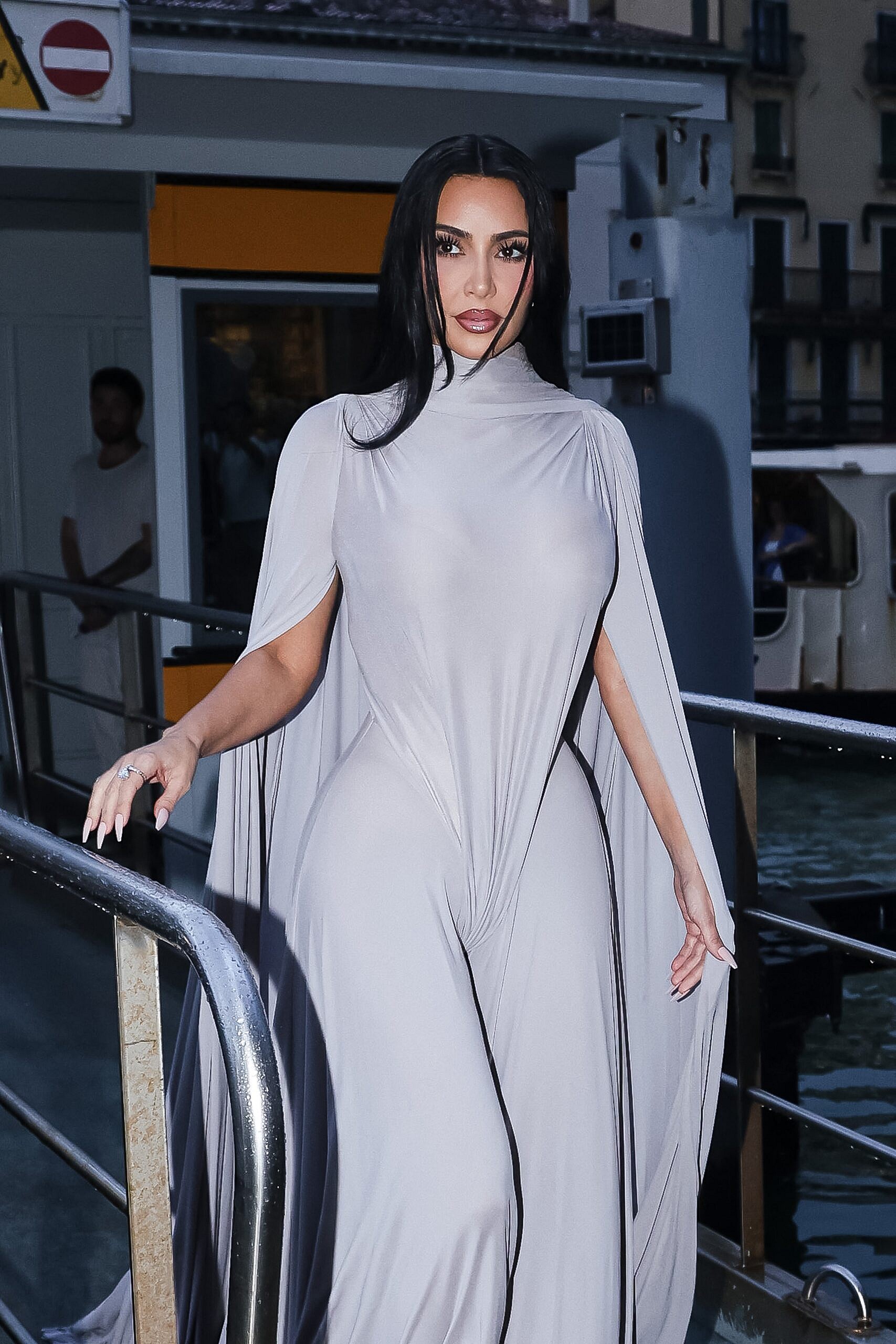 Kim Kardashian Arrives At Diane Von Furstenberg Award At Teatro Goldoni During The 82nd Venice International Film Festival In Venice