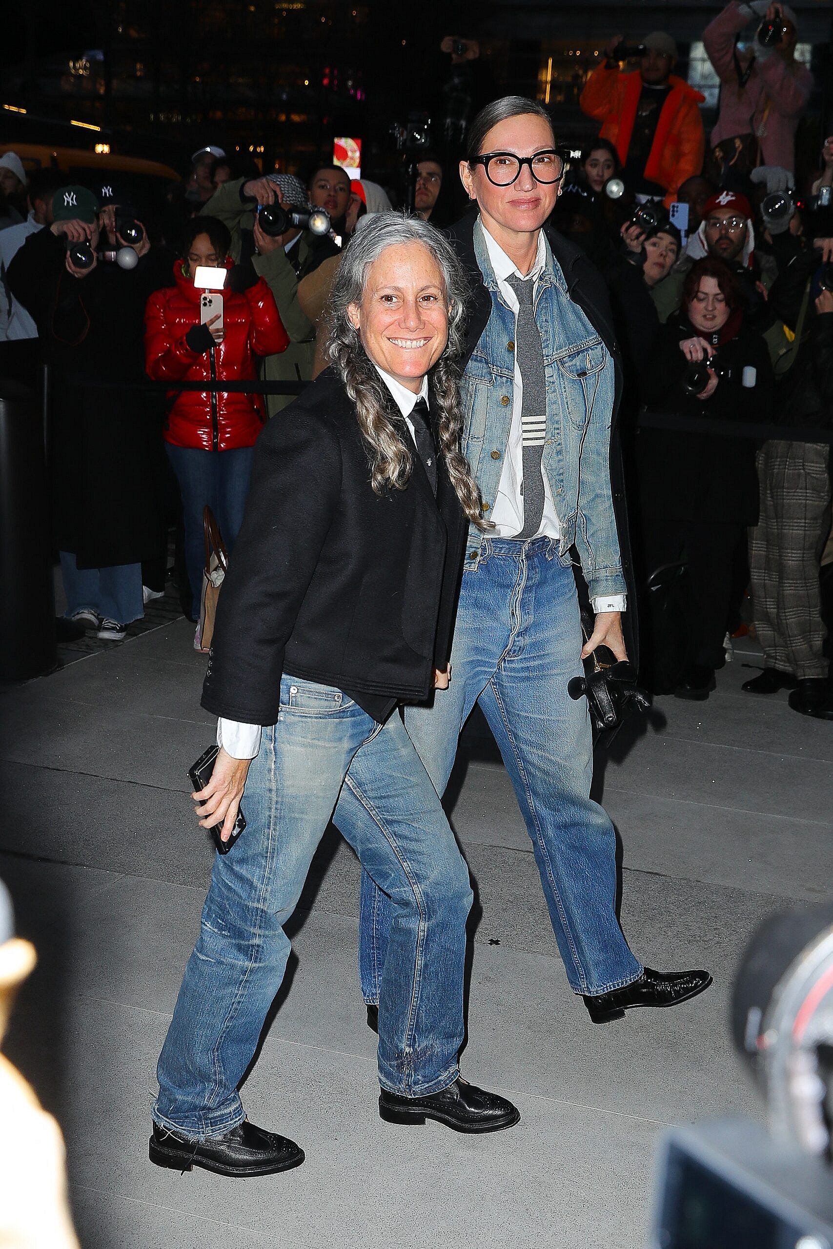 Jenna Lyons with her girlfriend, Cass Bird.
