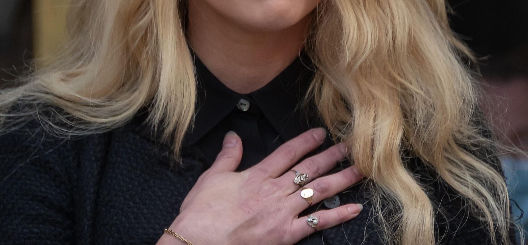 Amber Heard at The Royal Courts of Justice