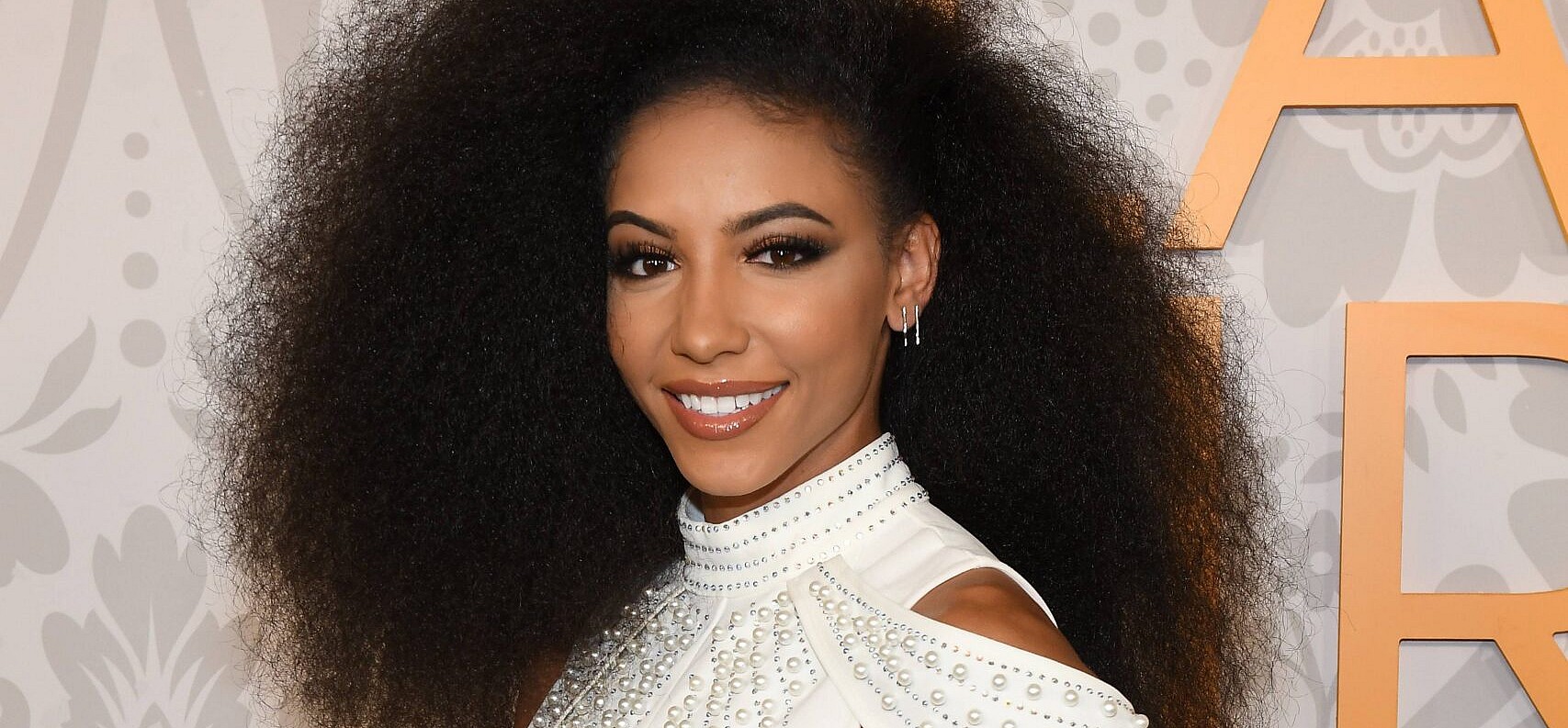 Cheslie Kryst at the Black Girls Rock 2019 Red Carpet