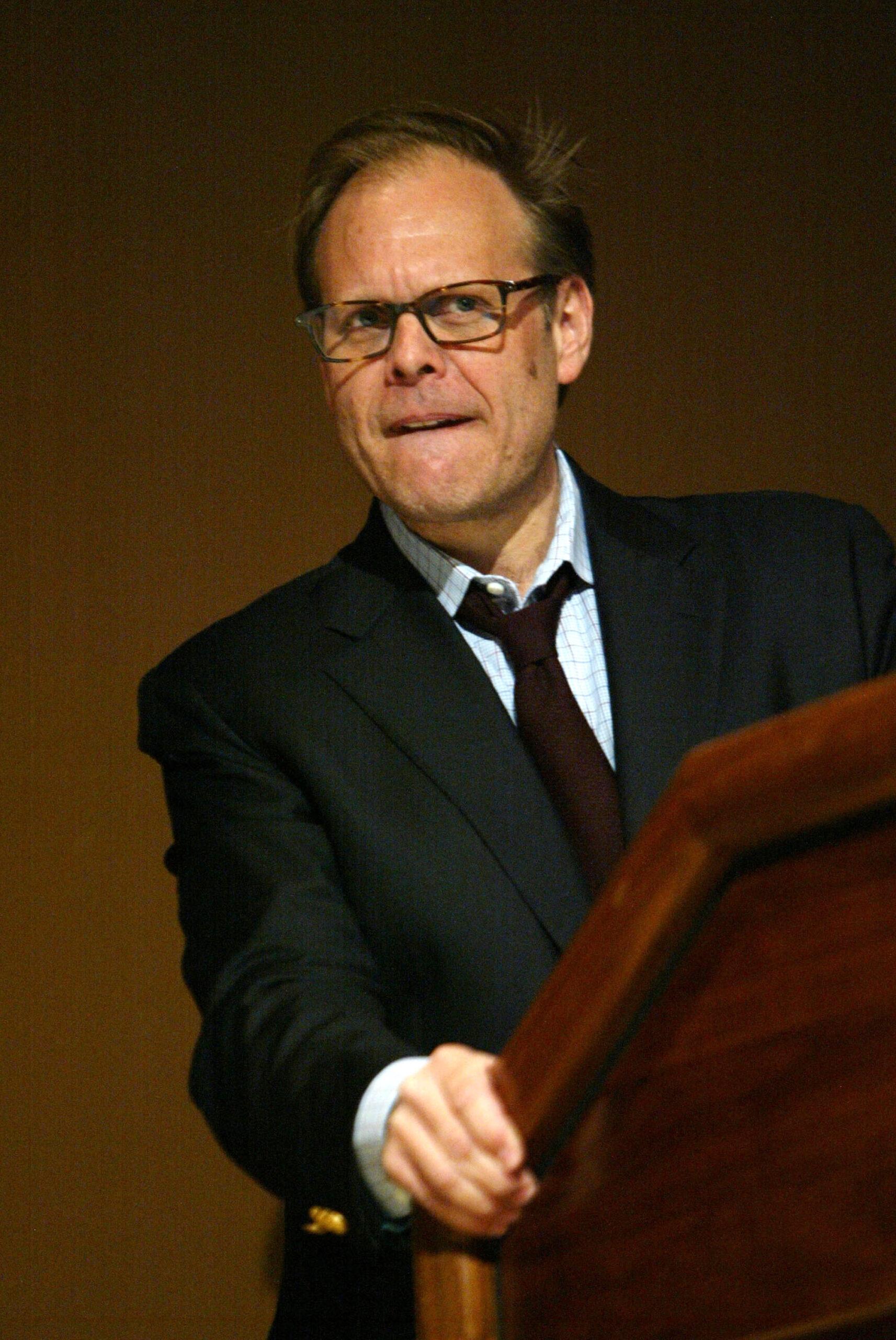Alton Brown A panel discuss sea food tasting