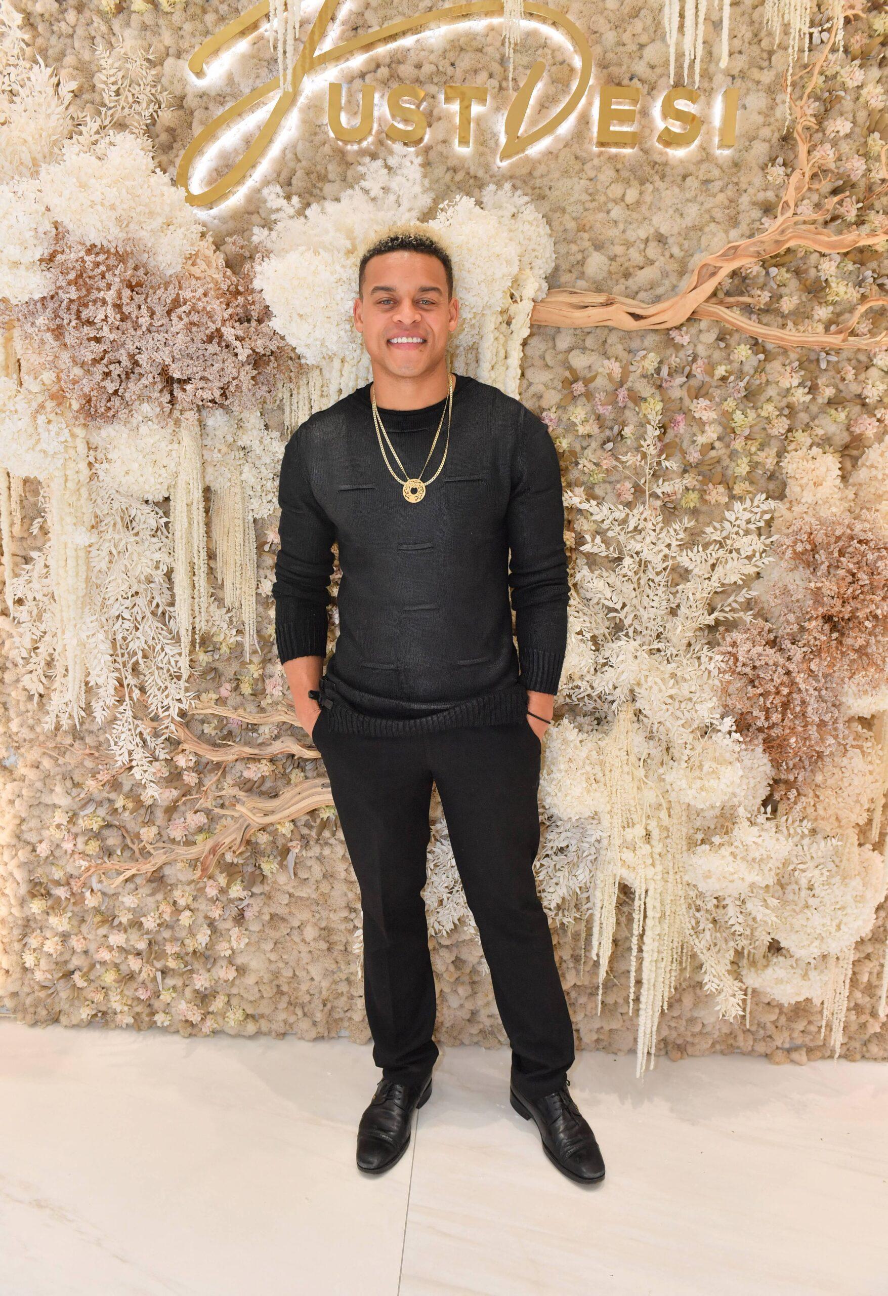 Robert Ri'chard Attends Pre-Grammy Party Hosted By 'Just Desi' Jewelry In Beverly Hills, CA