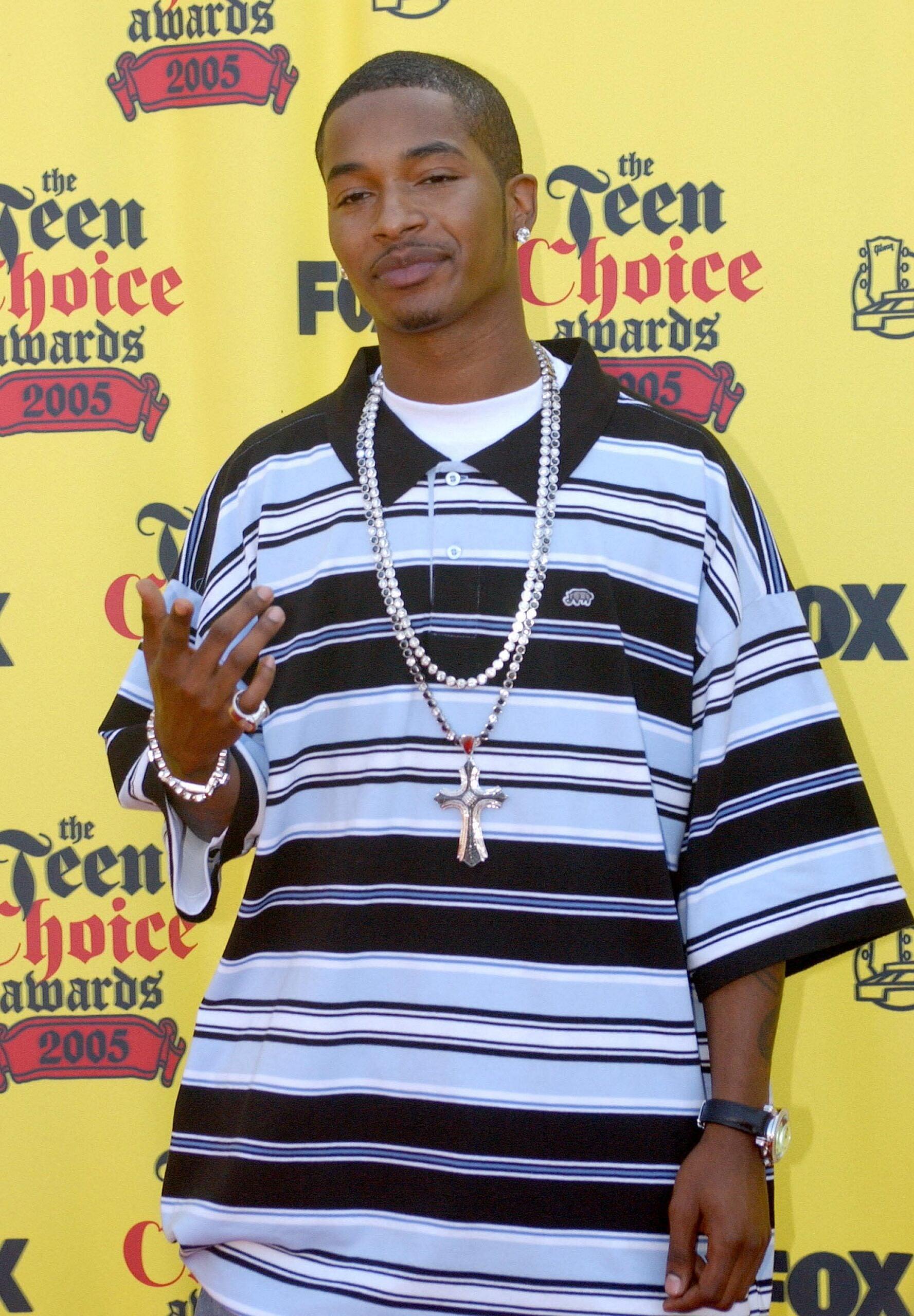 Chingy posing on the red carpet. 