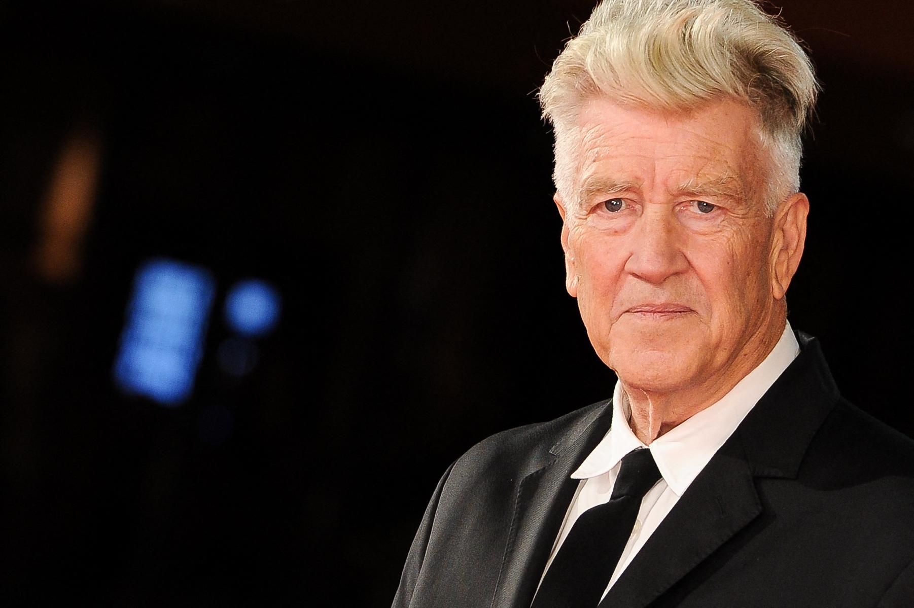 David Lynch at Rome Film Festival.